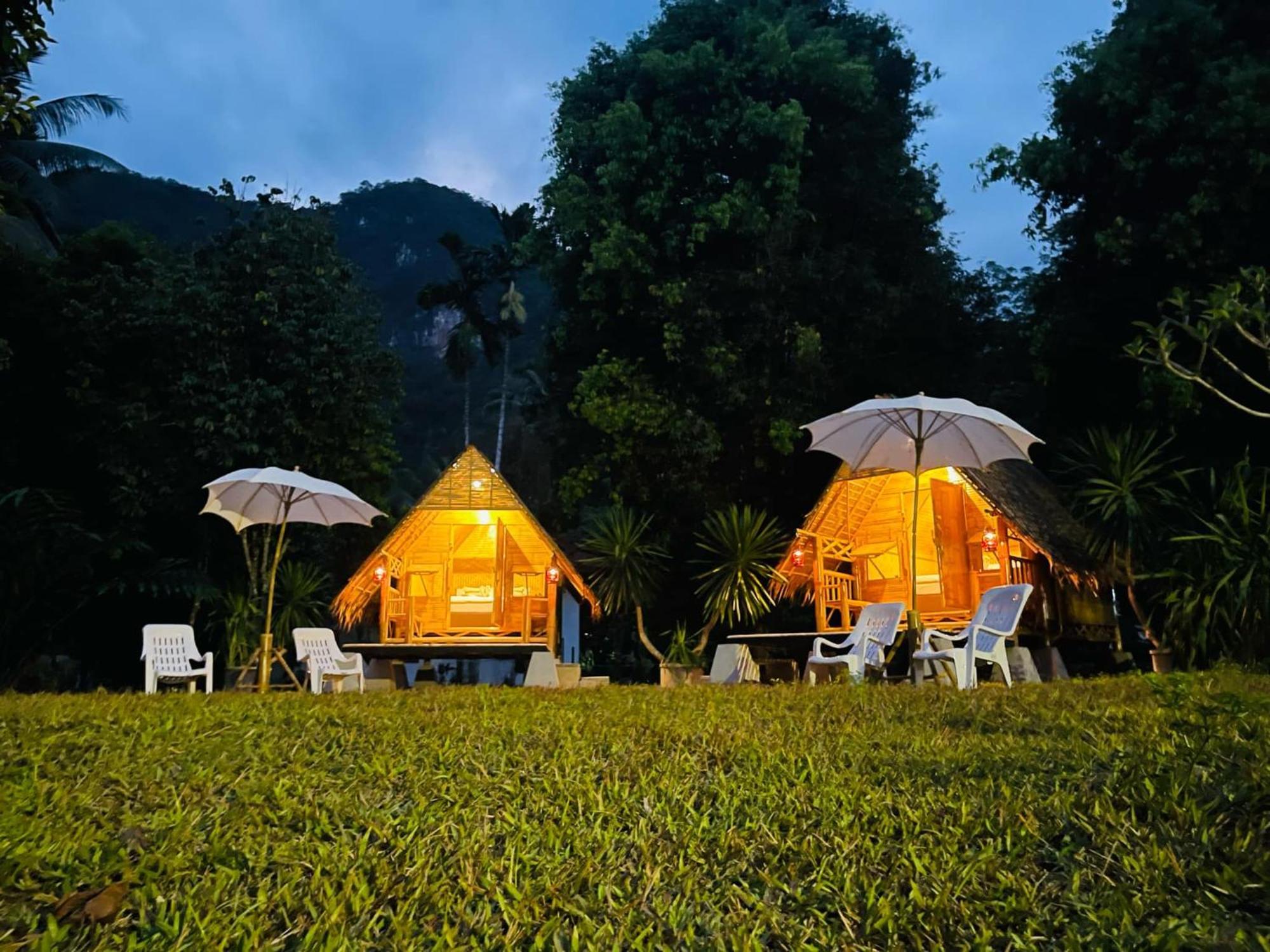 Khaosok Monkeys & River Camps Khao Sok National Park Exterior foto